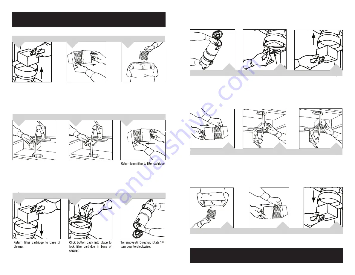 Dirt Devil 960-009-627 Owner'S Manual Download Page 8