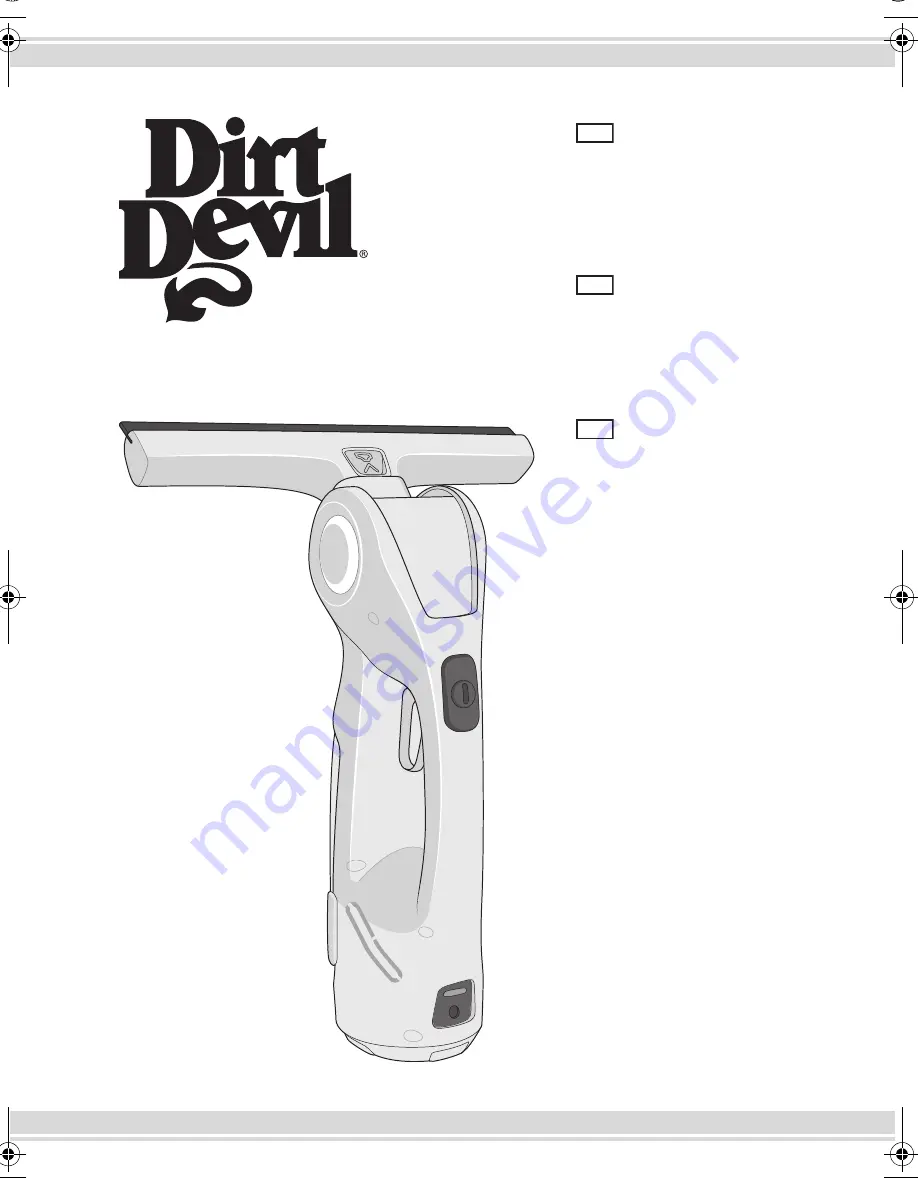 Dirt Devil DD 400 Operating Manual Download Page 1