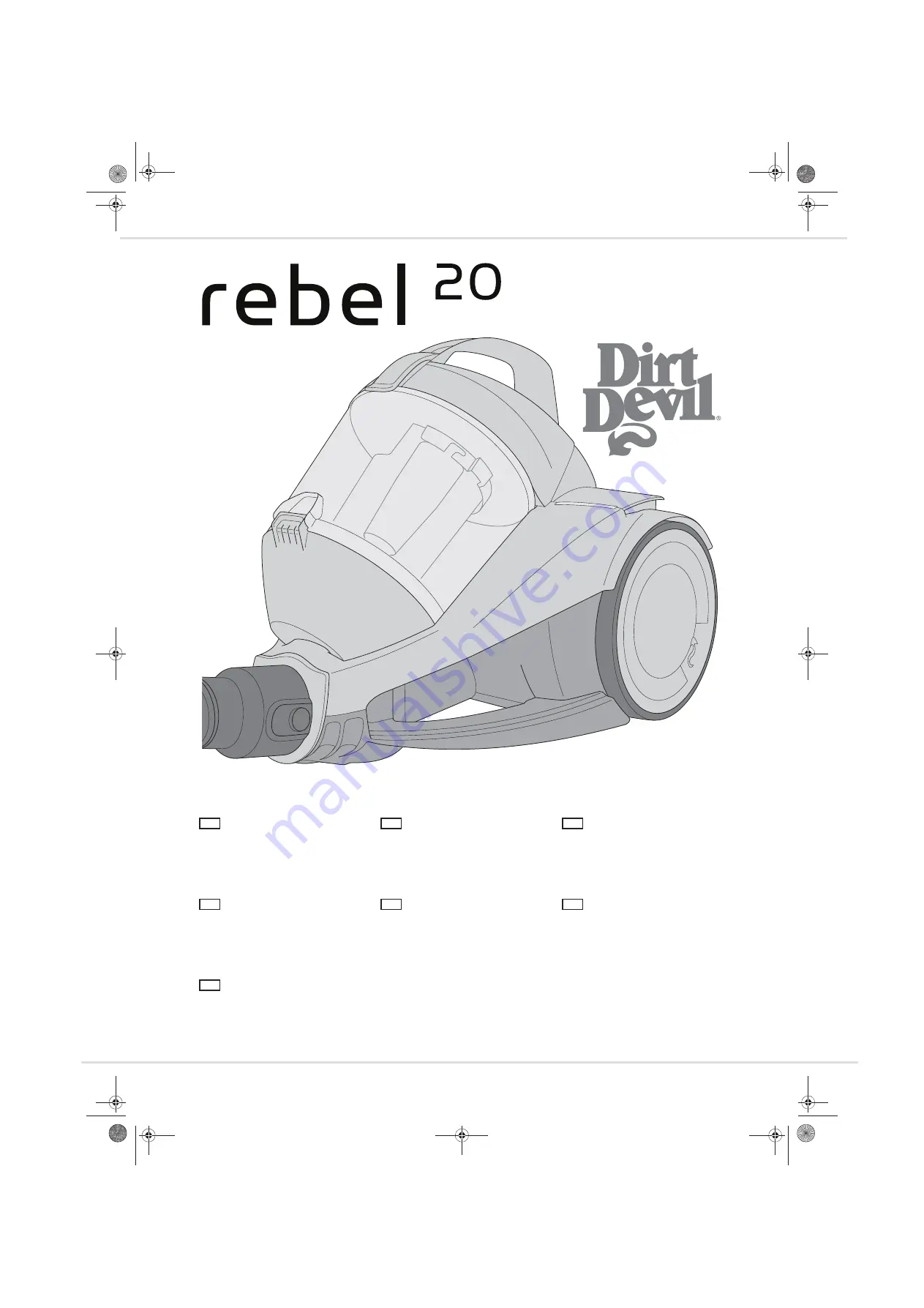 Dirt Devil DD2200-2 Operating Manual Download Page 1