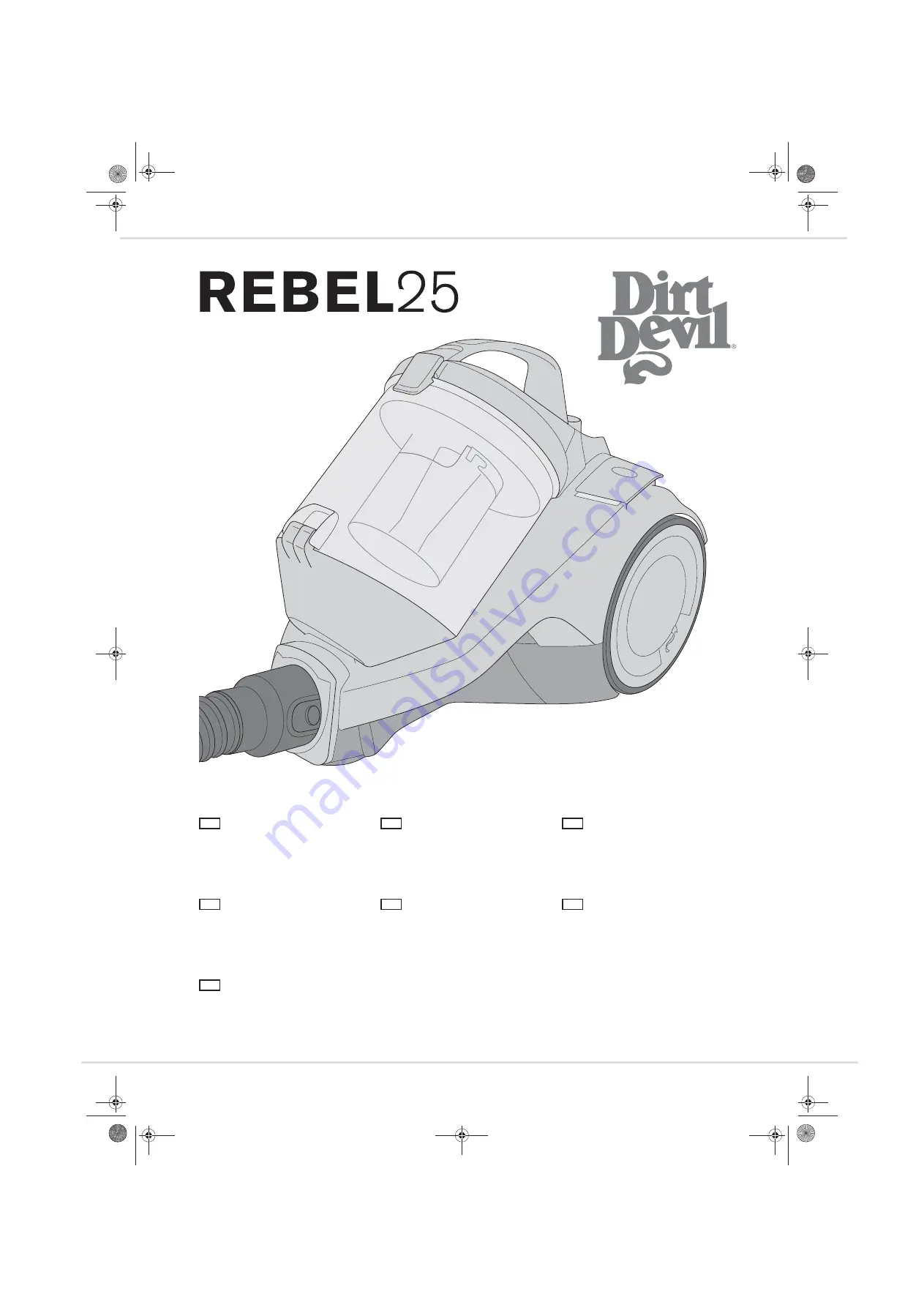 Dirt Devil DD2225-0 Скачать руководство пользователя страница 1