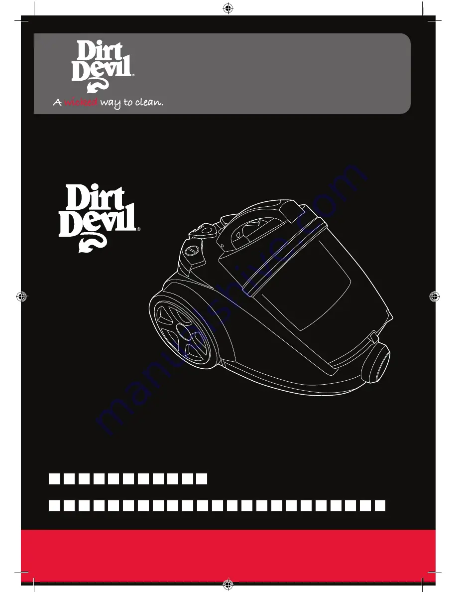 Dirt Devil DDC1800 User Manual Download Page 1