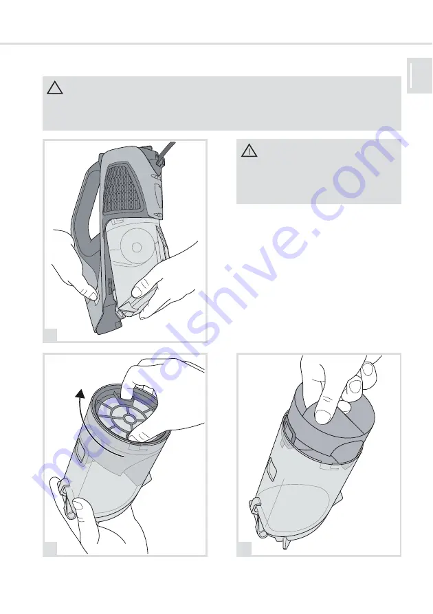 Dirt Devil DUSTY 360 DD1400 Operating Manual Download Page 15