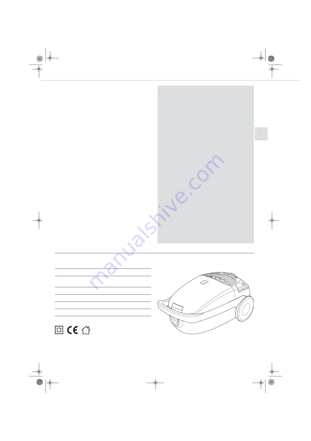 Dirt Devil EQU Silence Operating Manual Download Page 13