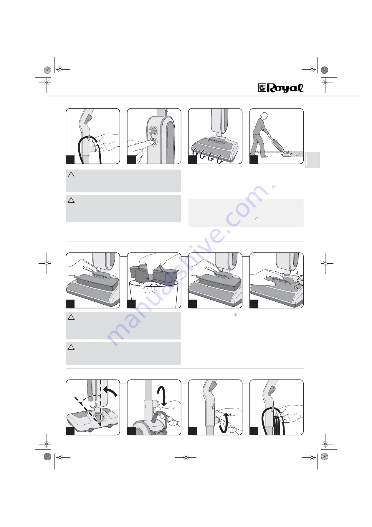 Dirt Devil EXPRESS M366 Operating Manual Download Page 11