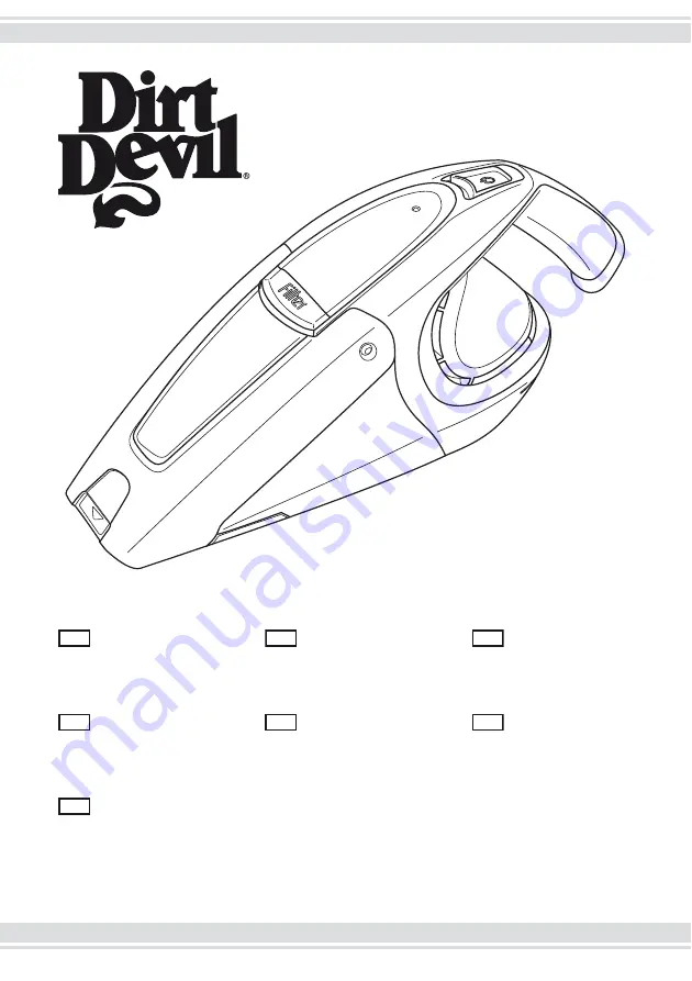 Dirt Devil gator m138 Operating Manual Download Page 1