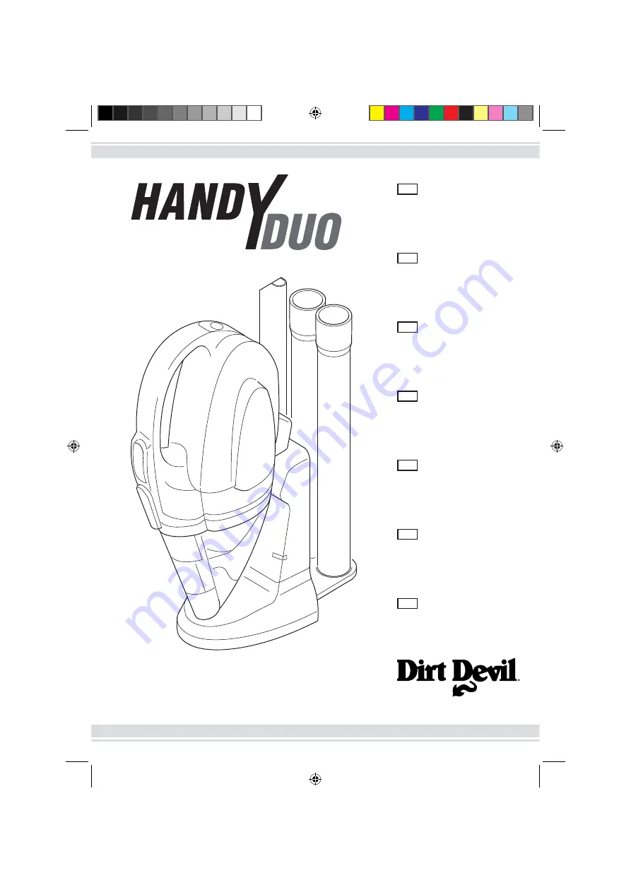 Dirt Devil Handy Duo Operating Manual Download Page 1