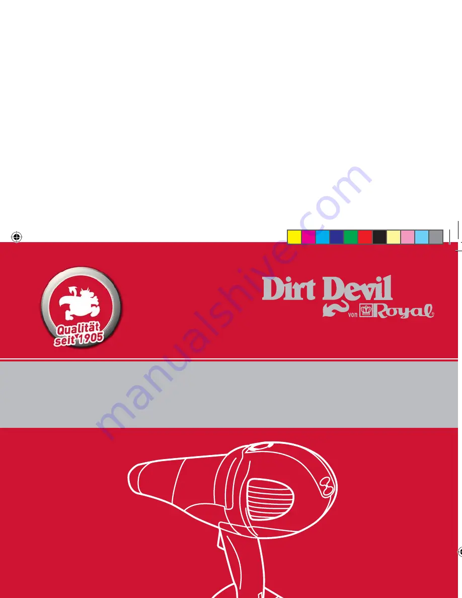 Dirt Devil Handy Pro Operating Manual Download Page 1