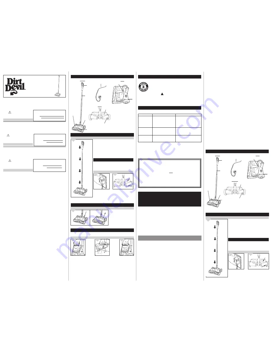Dirt Devil M084450 Скачать руководство пользователя страница 1
