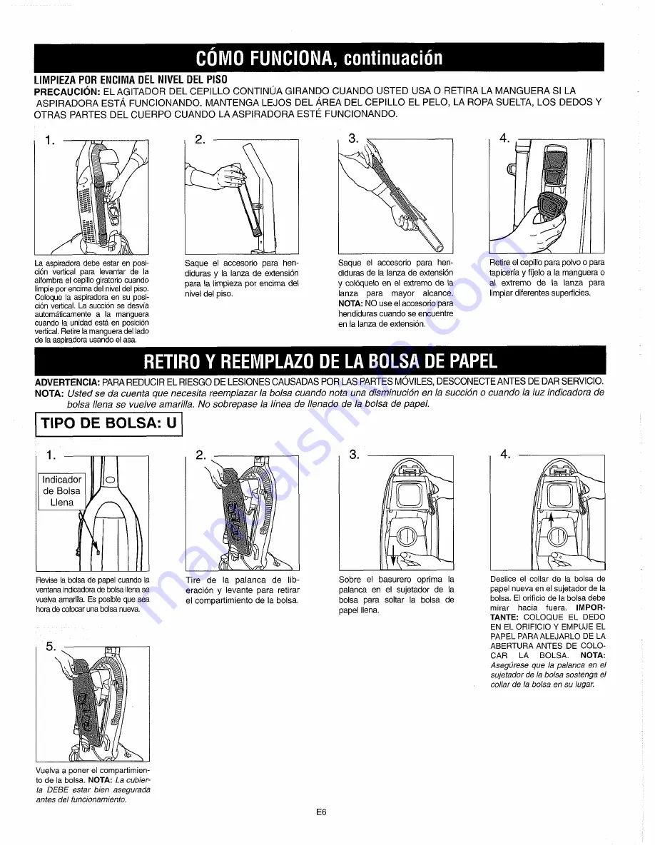 Dirt Devil Platinum Force Owner'S Manual Download Page 18