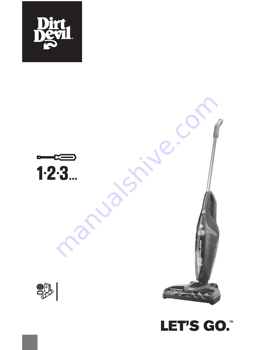 Dirt Devil Versa Cordless BD22025 User Manual Download Page 16