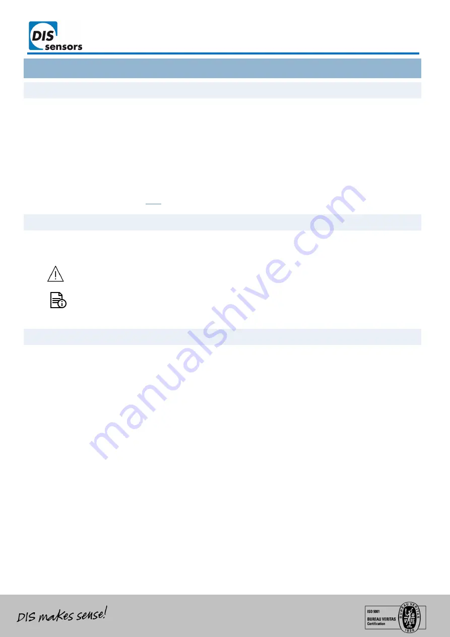 DIS Sensors QG65N2 Series User Manual Download Page 4