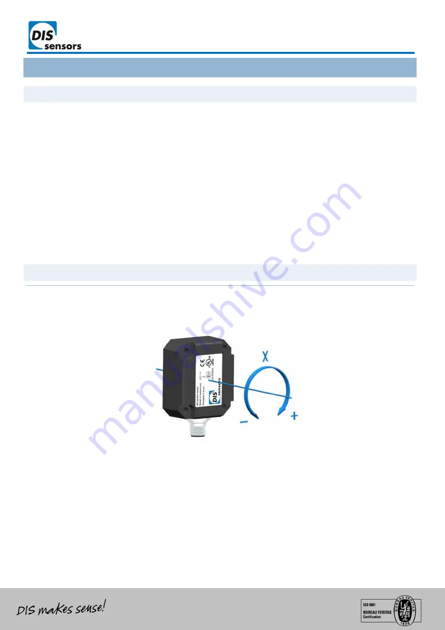 DIS Sensors QG65N2 Series User Manual Download Page 10