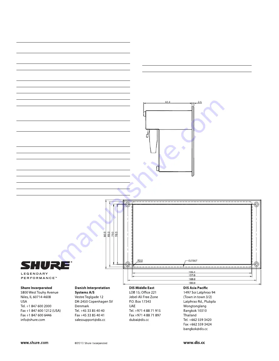 DIS CM 6080 F Datasheet Download Page 2