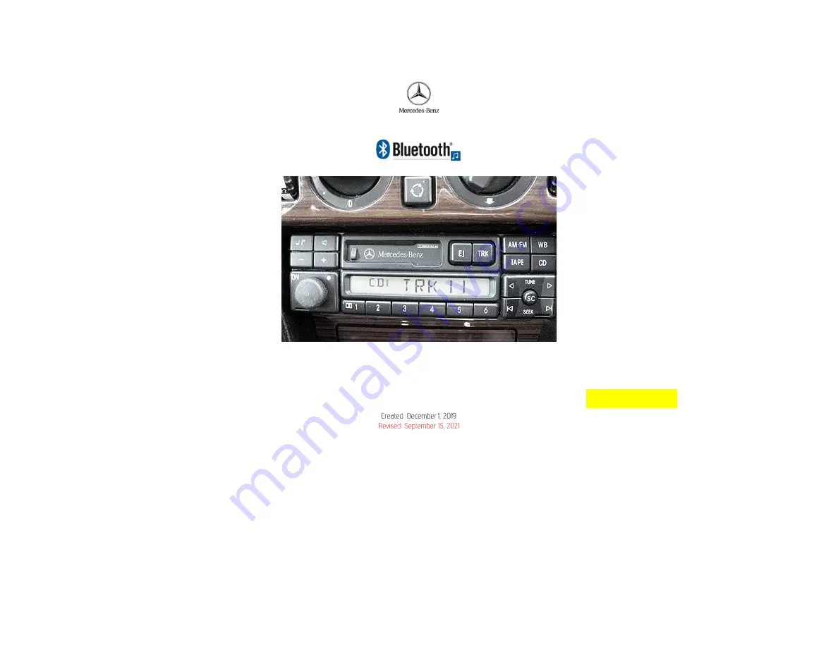 Discount Car Stereo A2DIY-MBCD Скачать руководство пользователя страница 1