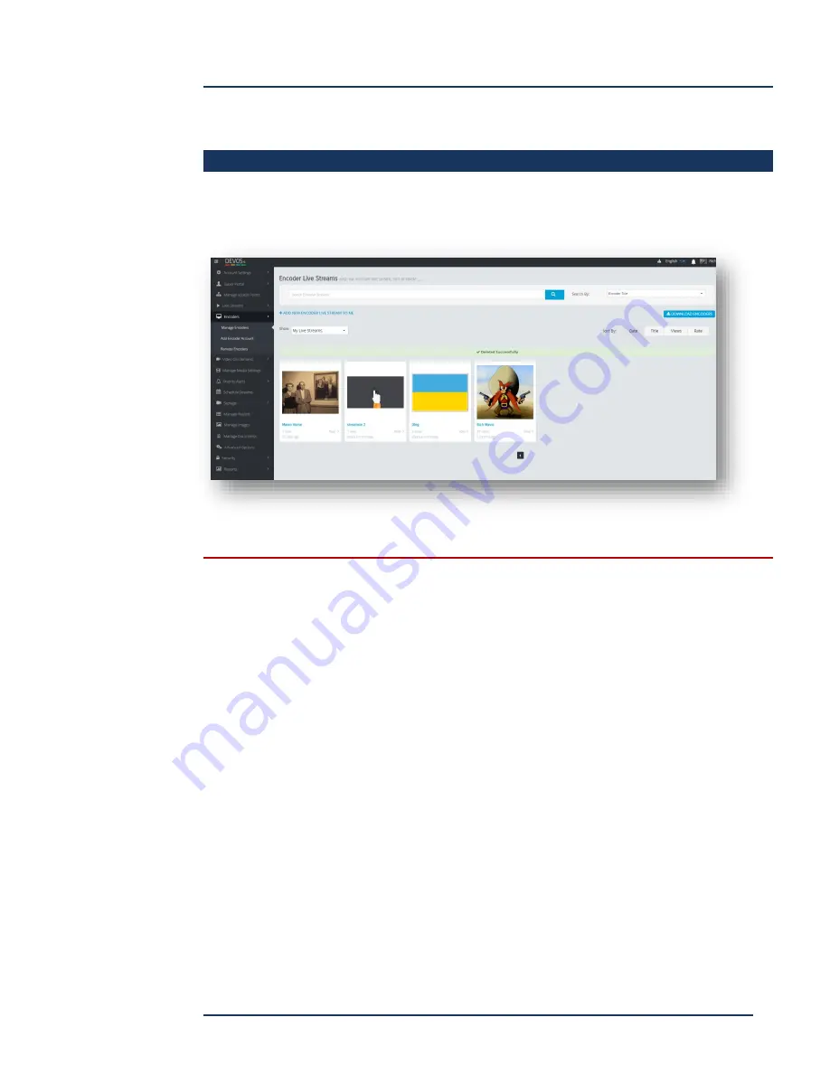 Discover Video Devos 4 User Manual Download Page 61