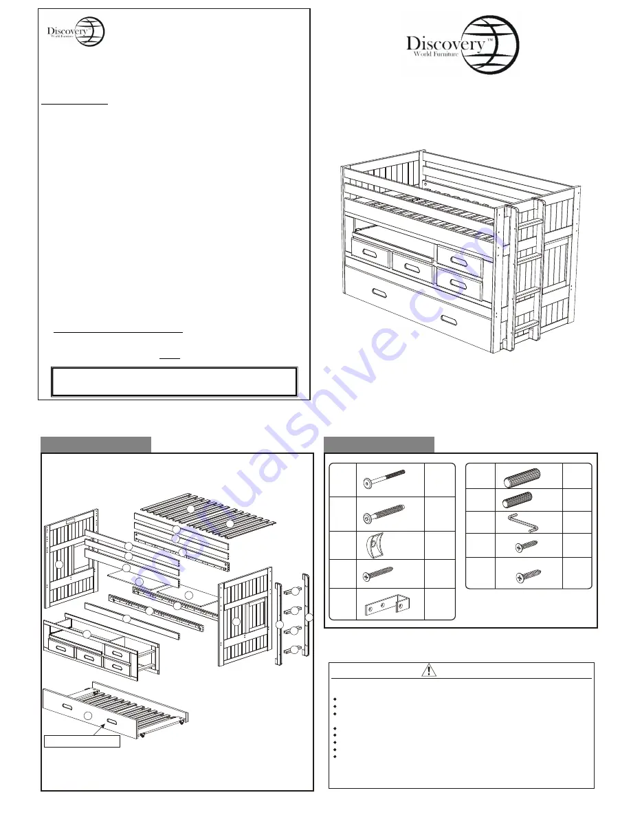 Discovery Telecom ALL IN ONE JUNIOR Assembly Instructions Download Page 2