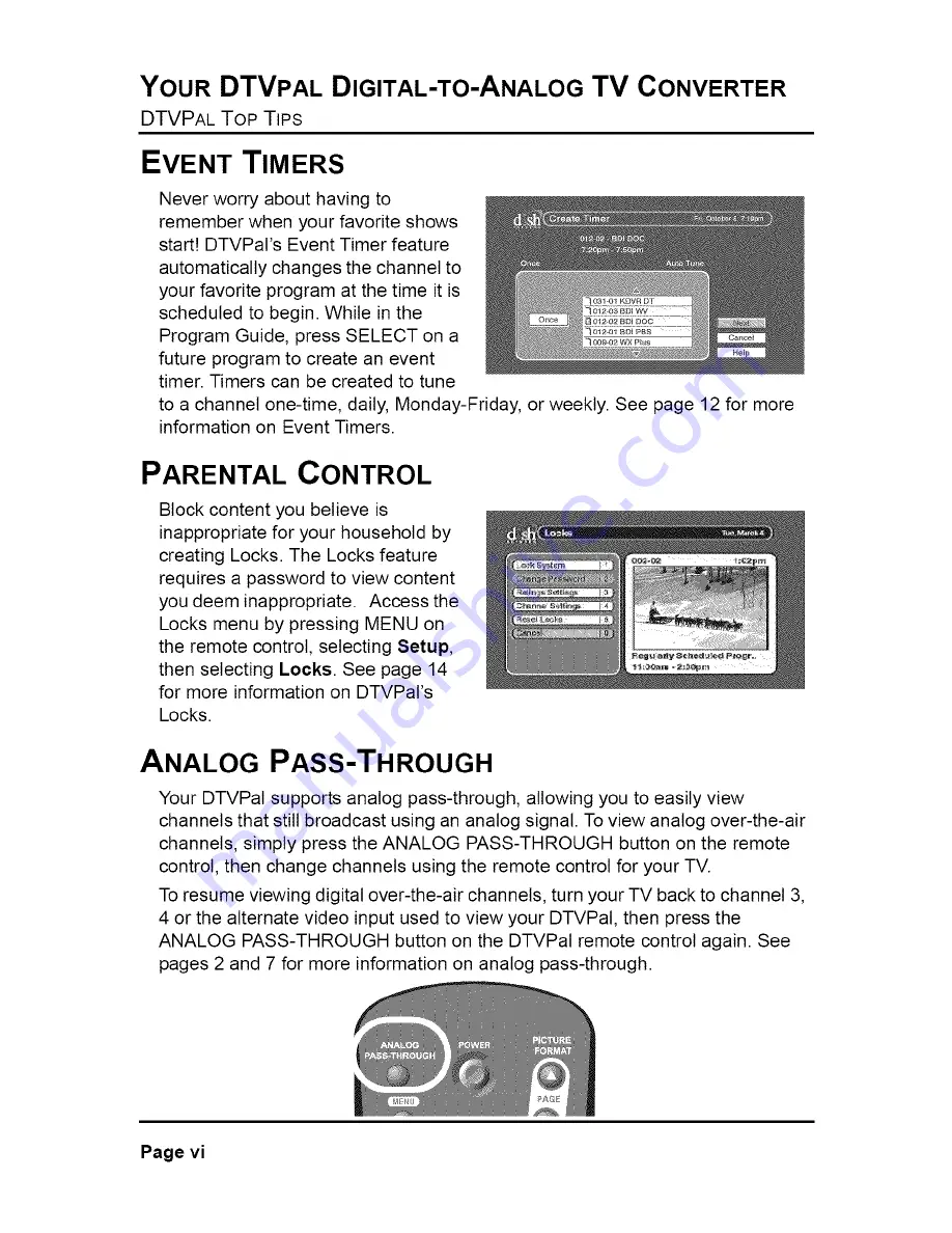 Dish Network DTVPAL User Manual Download Page 8