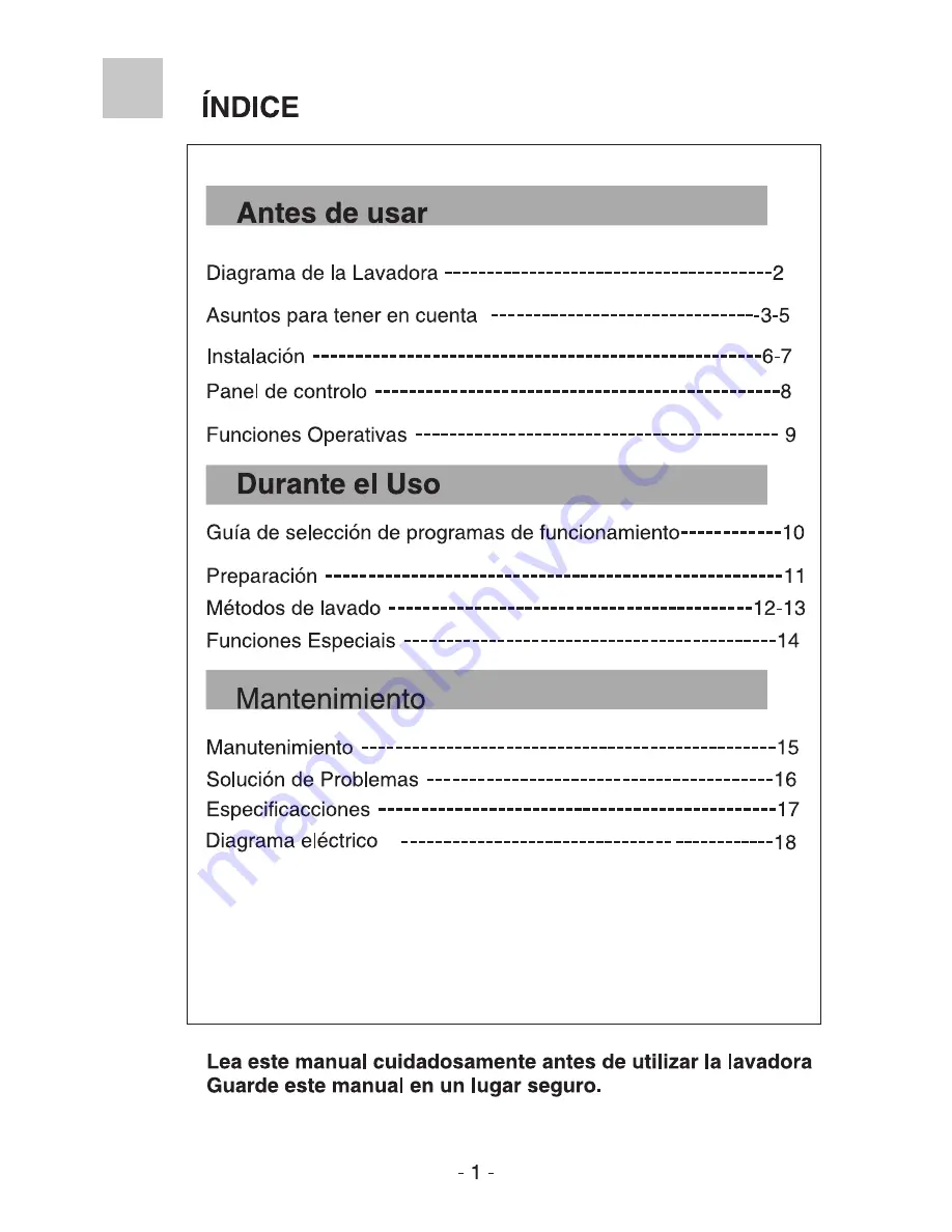 Dismar W600TE (Spanish) Manual De Instrucciones Download Page 2