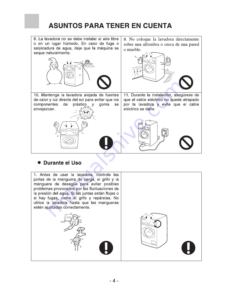 Dismar W600TE (Spanish) Manual De Instrucciones Download Page 5