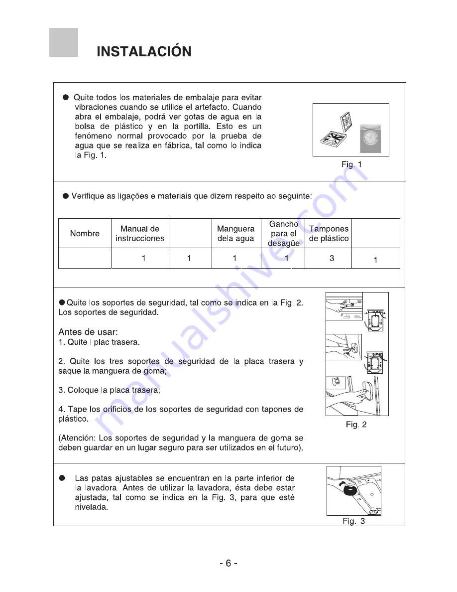 Dismar W600TE (Spanish) Manual De Instrucciones Download Page 7