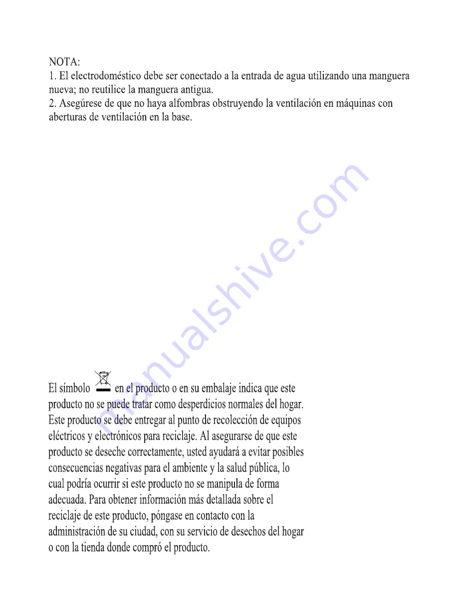 Dismar W600TE (Spanish) Manual De Instrucciones Download Page 20