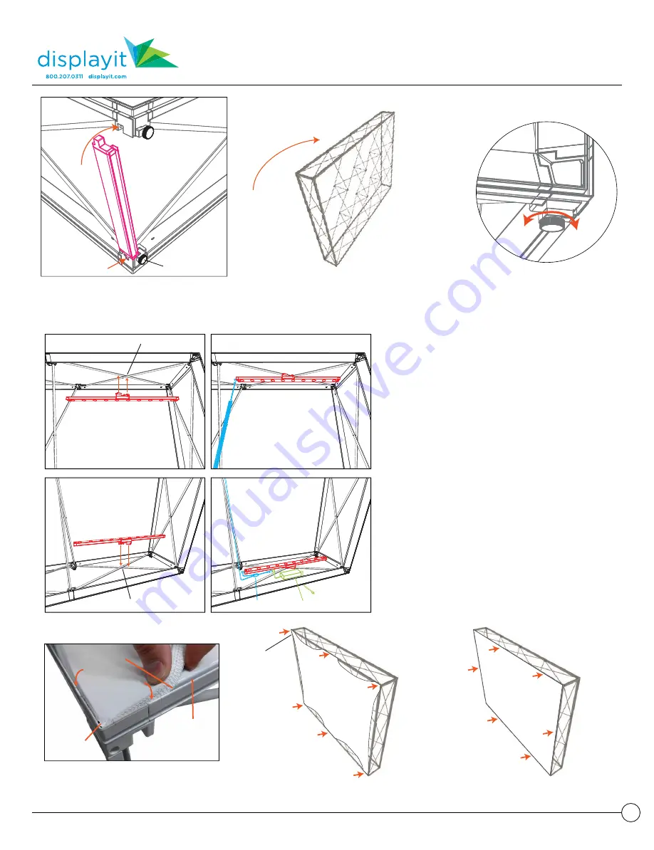 displayit Graffiti:Plus Wall - Kit A Assembly Instructions Download Page 2