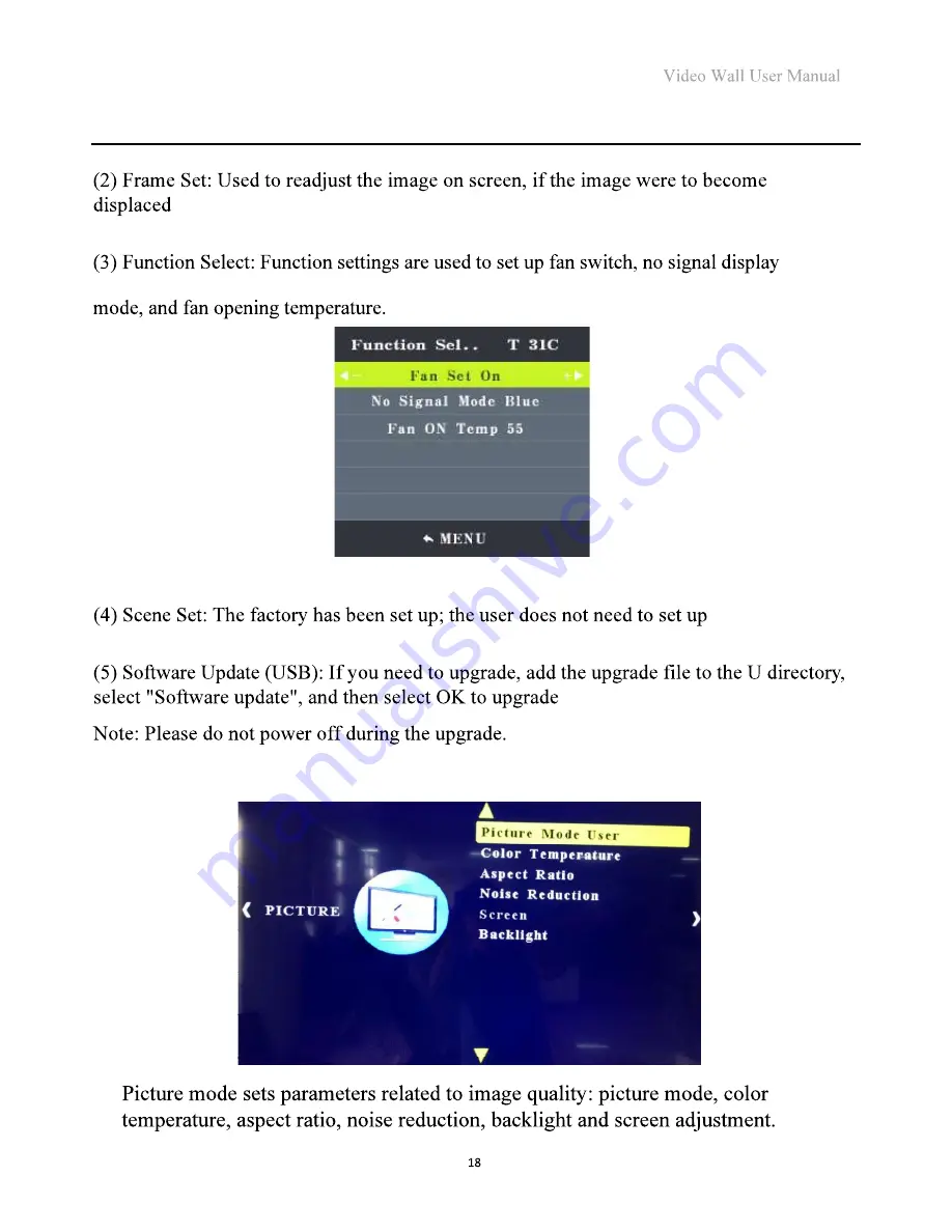 Displays2go VW22BDL49 User Manual Download Page 18