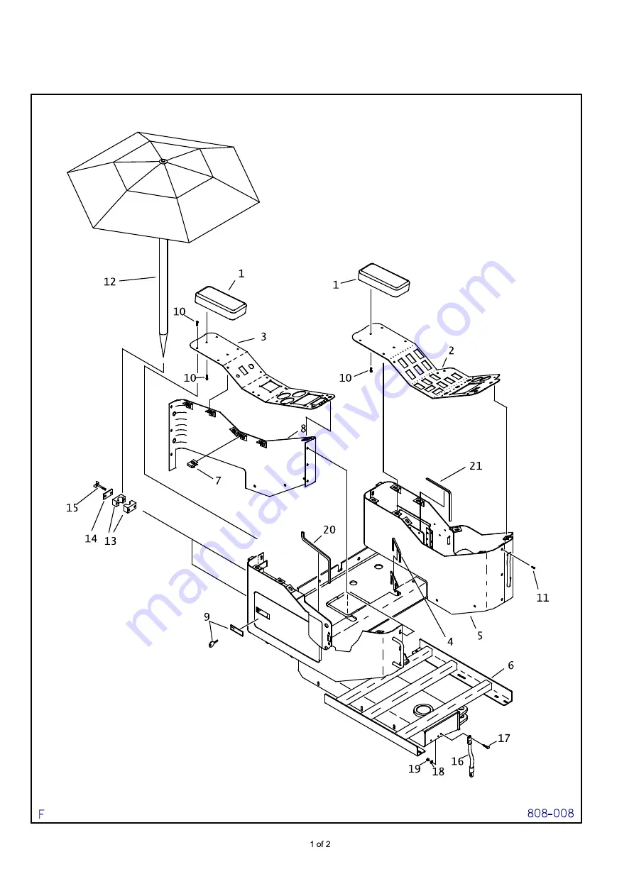 DitchWitch JT4020 Manual Download Page 58