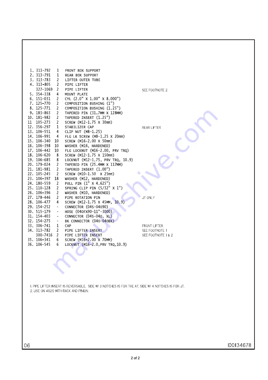 DitchWitch JT4020 Manual Download Page 155