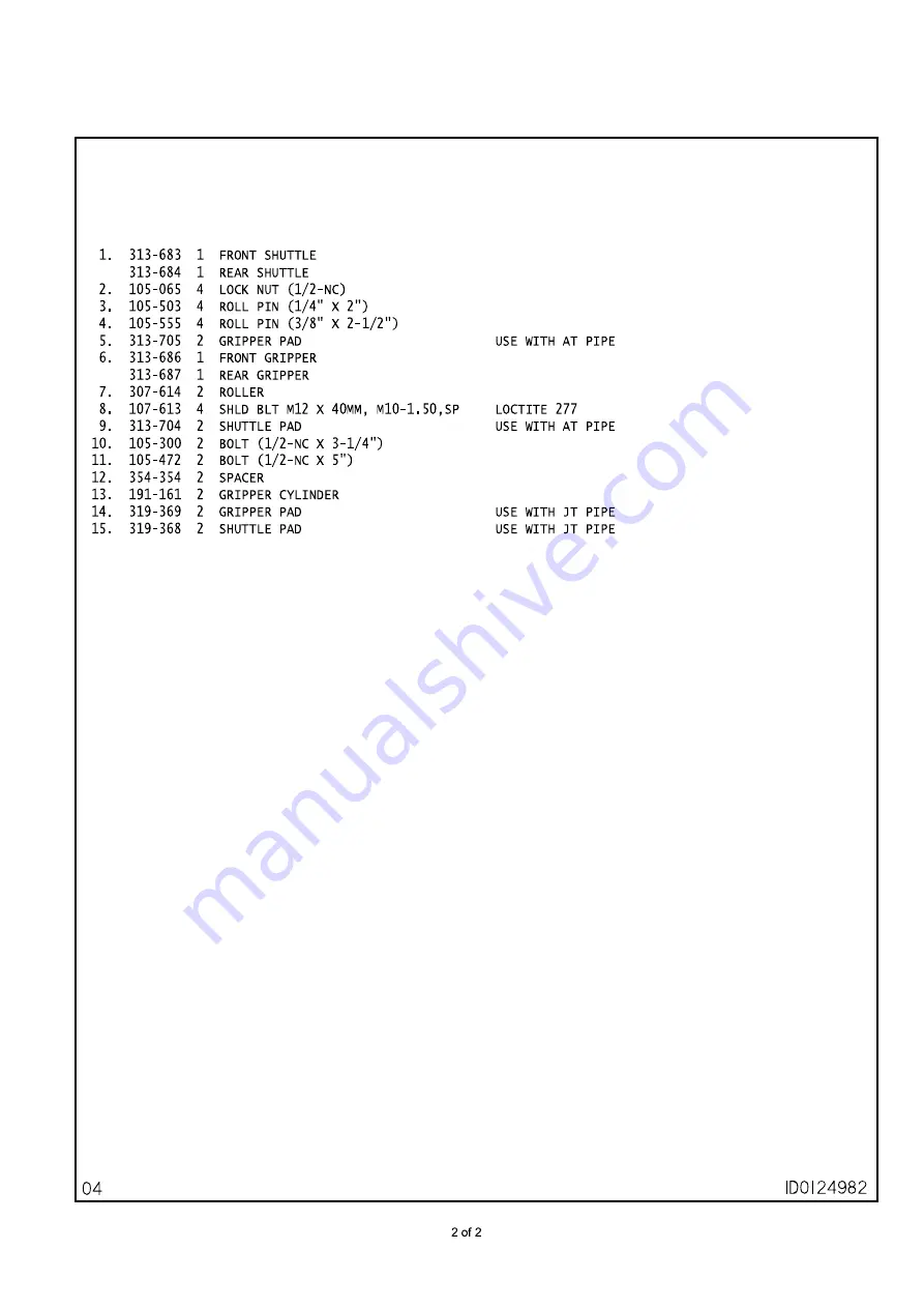 DitchWitch JT4020 Manual Download Page 161