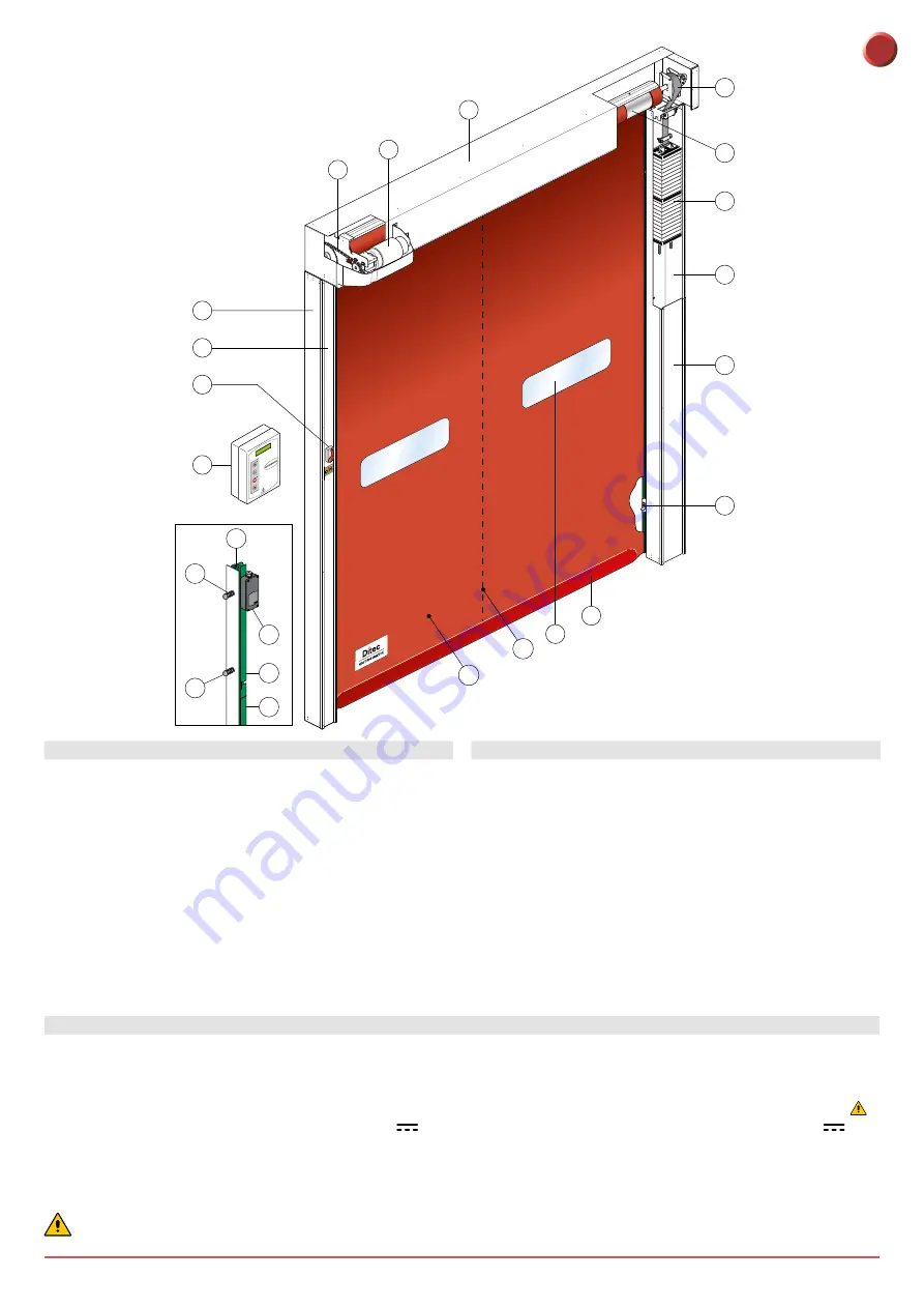 DITEC 0DT848 Installation Manual, Maintenance, Use Download Page 3