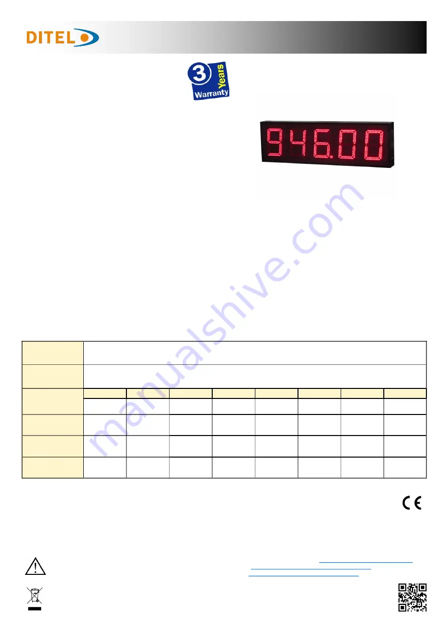 Ditel DINOS DN129/P Скачать руководство пользователя страница 1