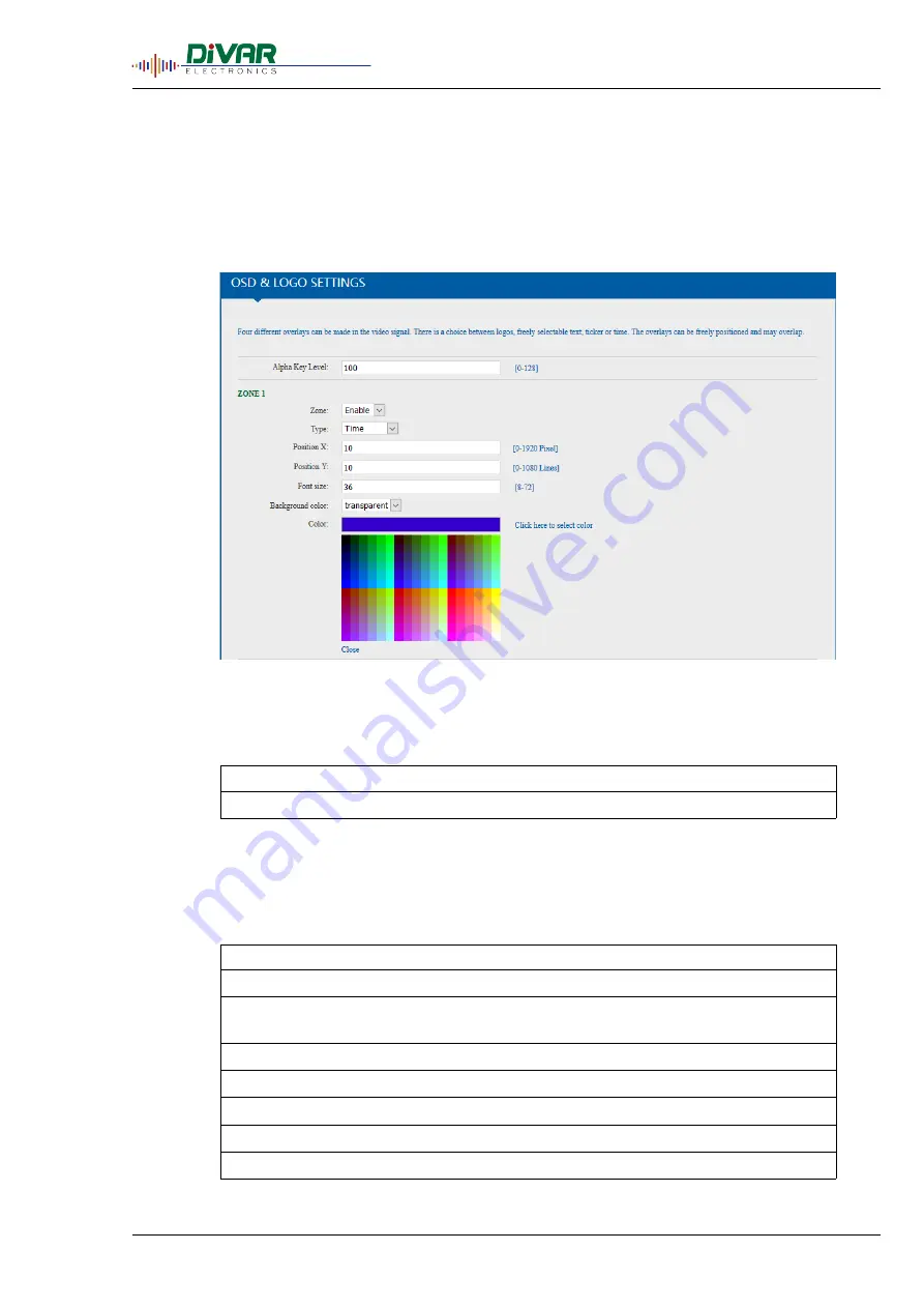 DIVAR MVE105H User Manual Download Page 13