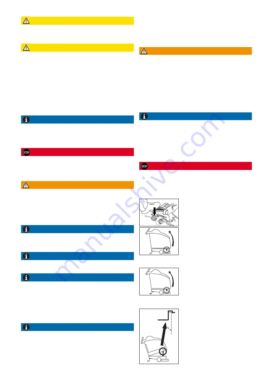 diversey TASKI swingo 1655 XD Скачать руководство пользователя страница 21