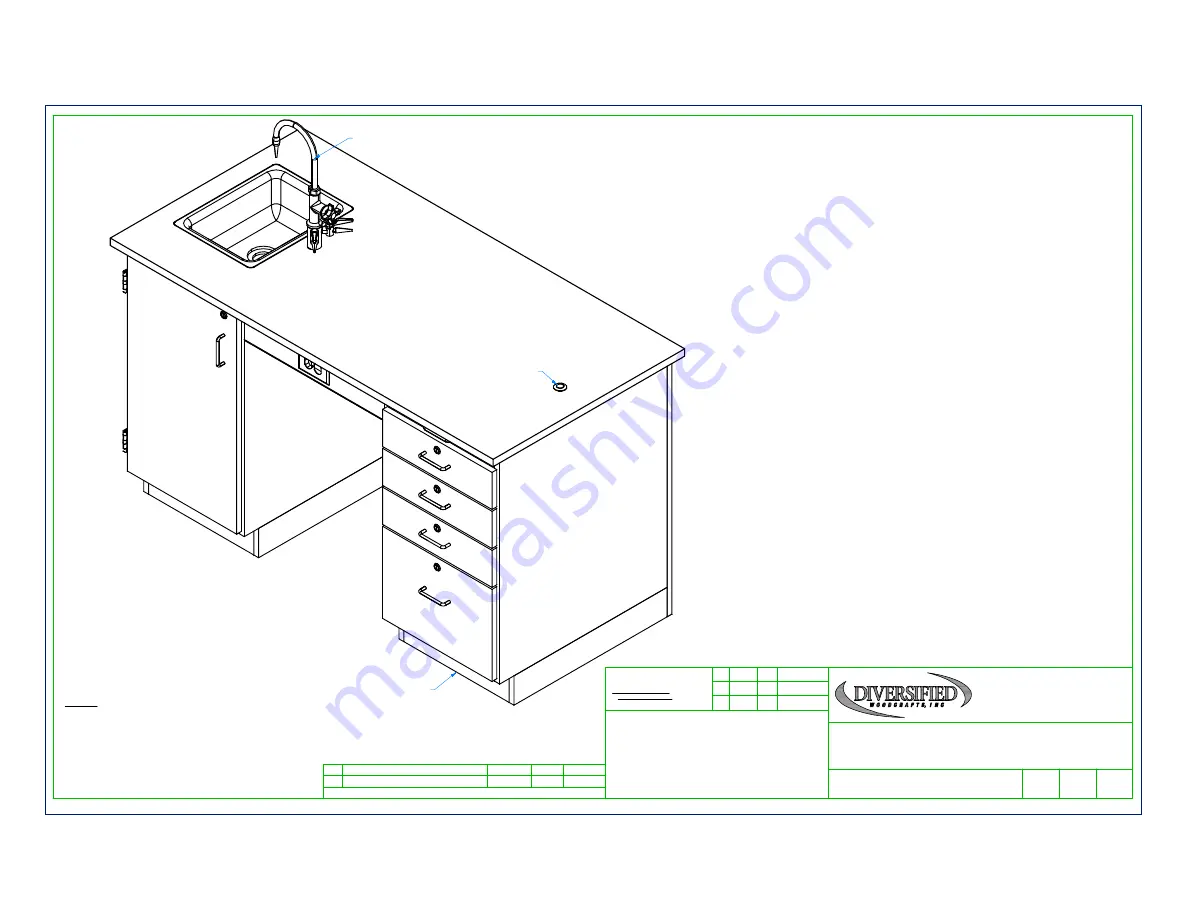 DIVERSIFIED WOODCRAFTS 0313-1214K-R Assembly Instructions Manual Download Page 9