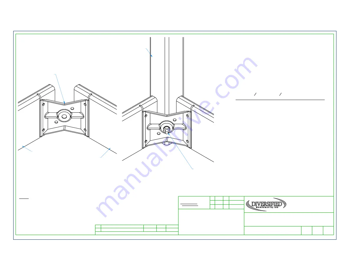 DIVERSIFIED WOODCRAFTS 2916K Series Скачать руководство пользователя страница 13