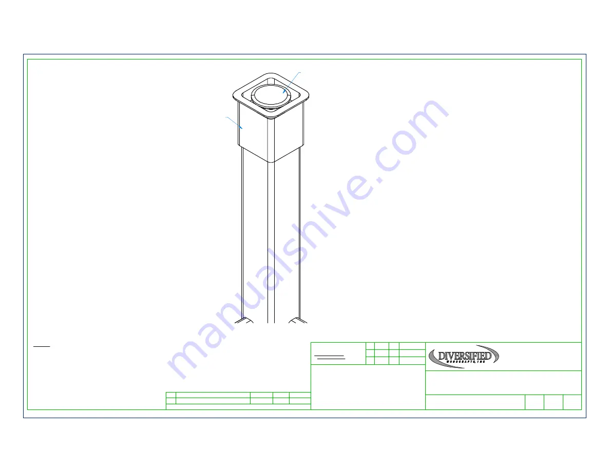 DIVERSIFIED WOODCRAFTS 2916K Series Assembly Instructions Manual Download Page 14