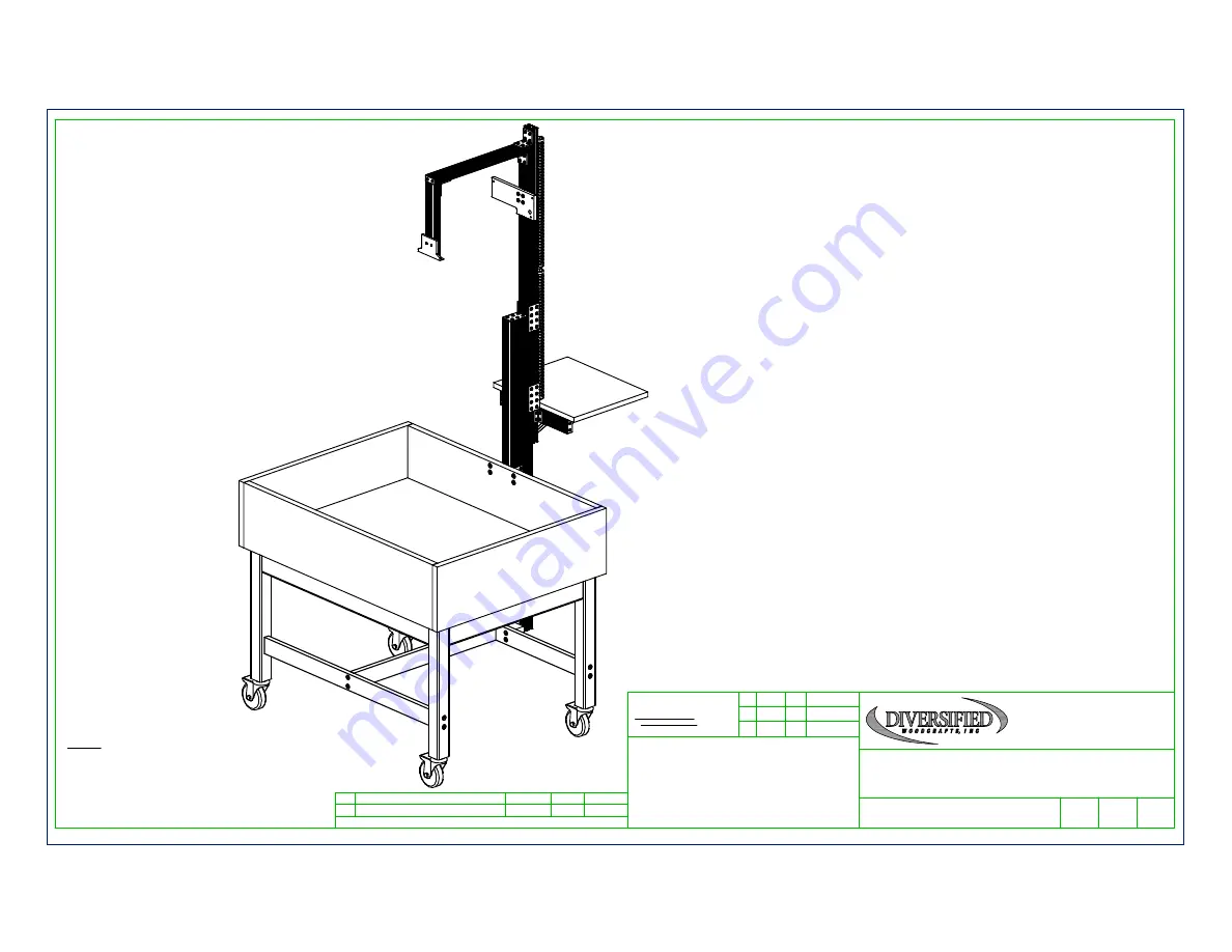 DIVERSIFIED WOODCRAFTS ARS-4030 Assembly Instructions Manual Download Page 18