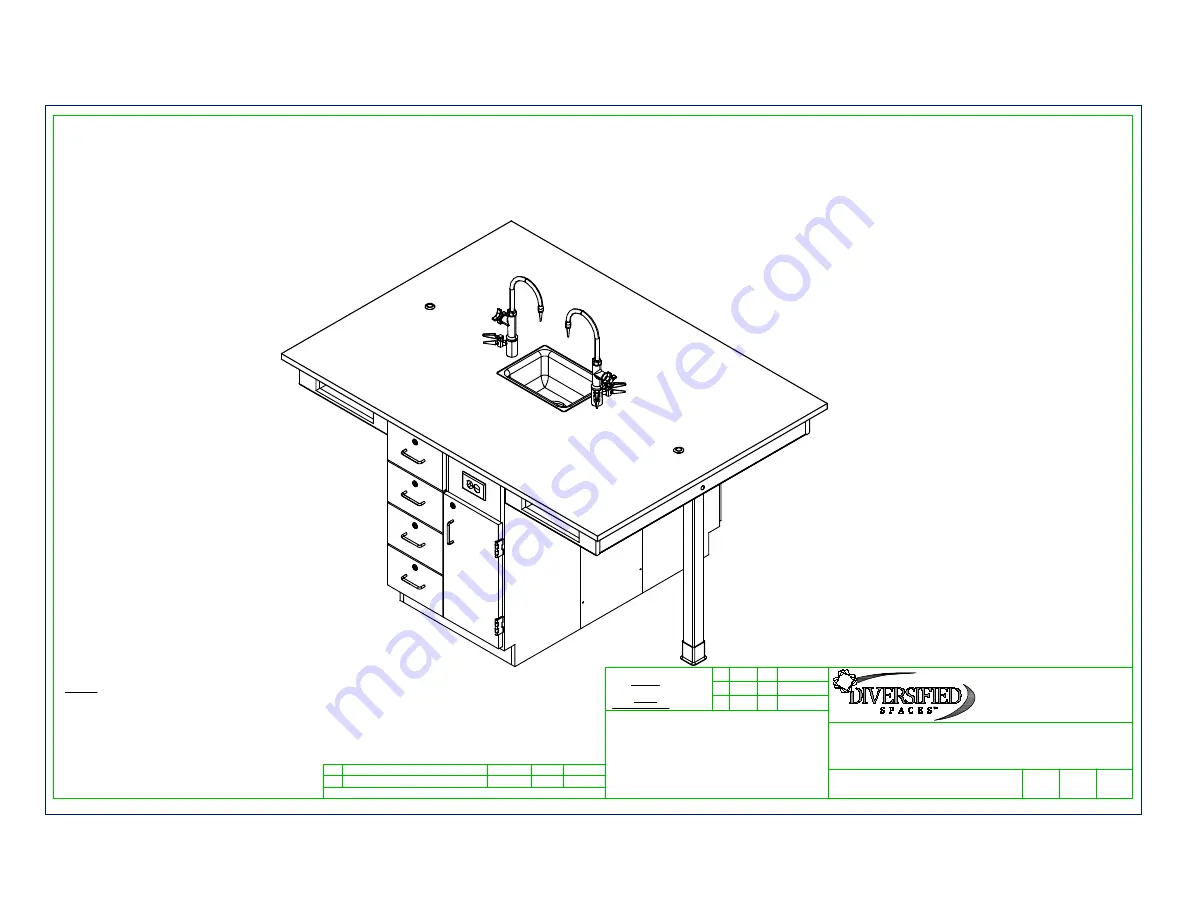 DIVERSIFIED WOODCRAFTS C2410K Series Assembly Instructions Manual Download Page 1