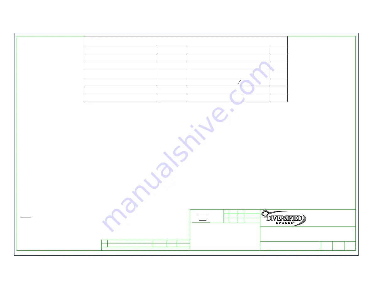 DIVERSIFIED WOODCRAFTS C2410K Series Assembly Instructions Manual Download Page 3