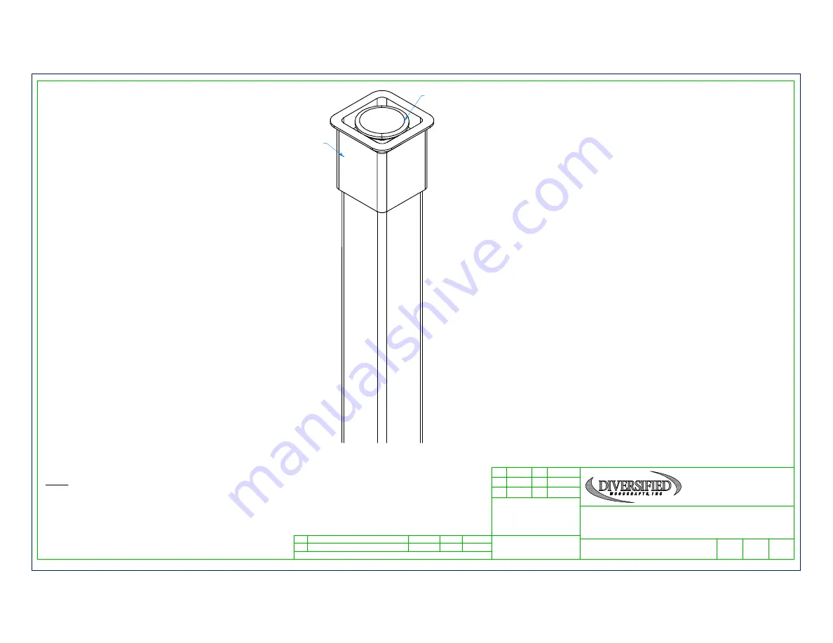 DIVERSIFIED WOODCRAFTS C2520K Series Assembly Instructions Manual Download Page 8