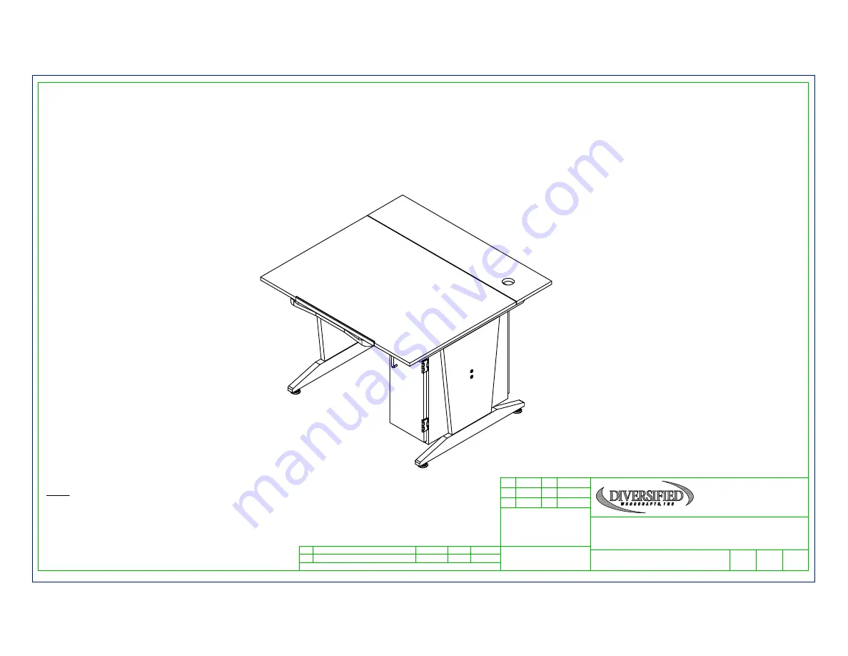 DIVERSIFIED WOODCRAFTS CDTC-1 Series Assembly Instructions Download Page 1