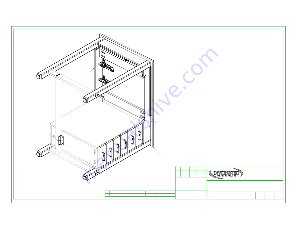 DIVERSIFIED WOODCRAFTS CDTC-71 Assembly Instructions Manual Download Page 9