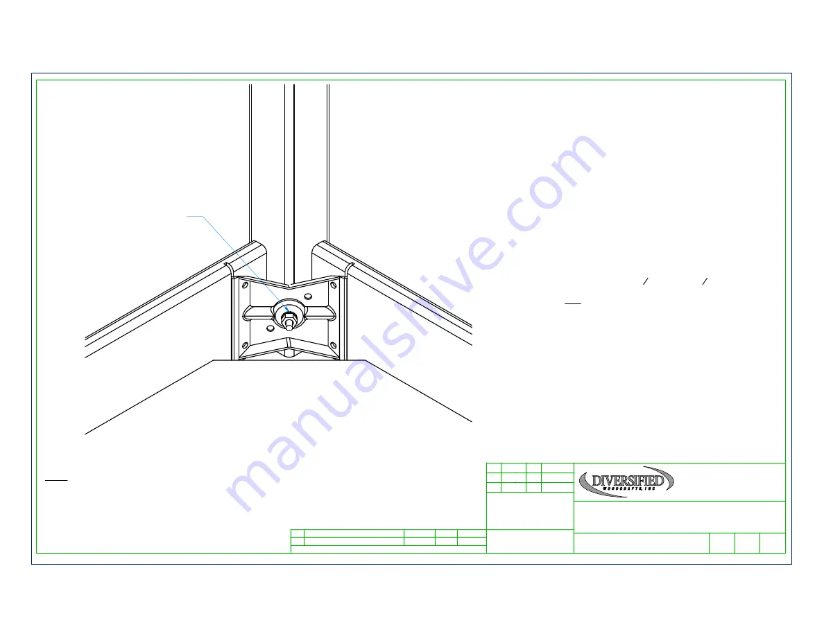 DIVERSIFIED WOODCRAFTS FAB-7230 Скачать руководство пользователя страница 4