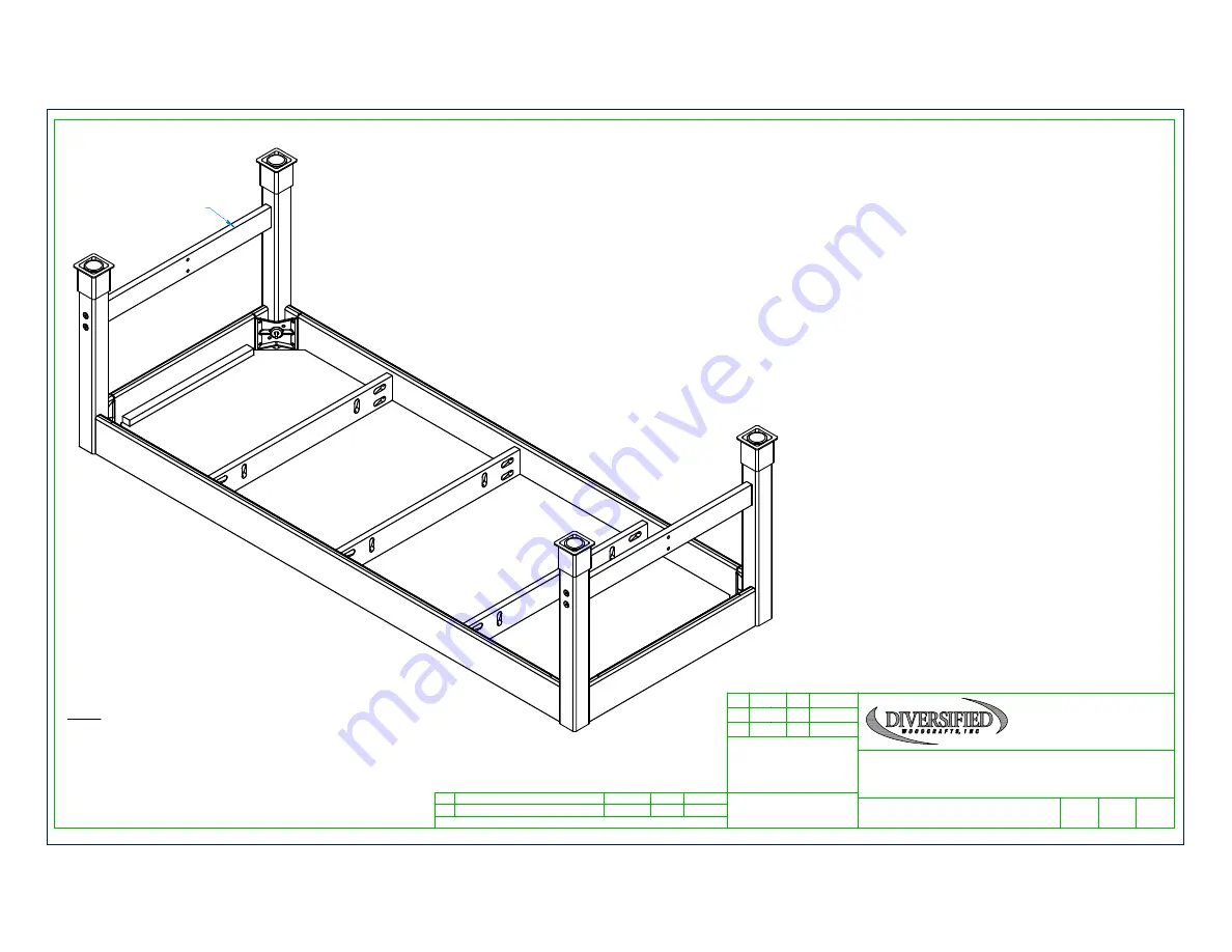 DIVERSIFIED WOODCRAFTS FAB-7230 Assembly Instructions Manual Download Page 6