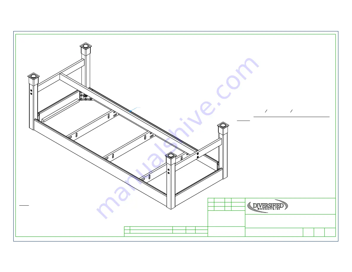 DIVERSIFIED WOODCRAFTS FAB-7230 Assembly Instructions Manual Download Page 7