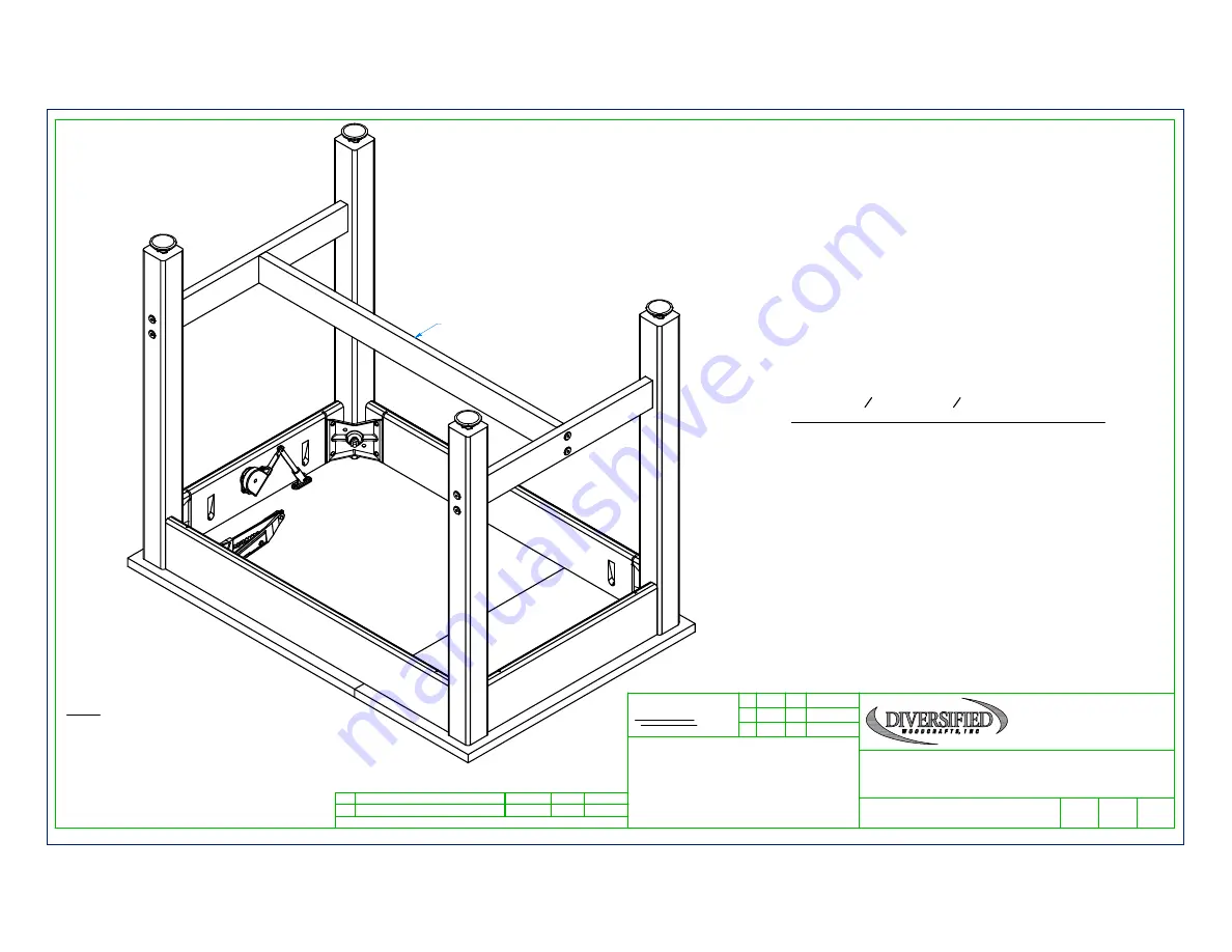 DIVERSIFIED WOODCRAFTS SHAIN DT-1 Assembly Instructions Manual Download Page 7