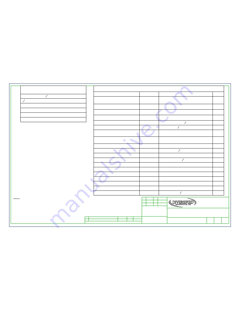 DIVERSIFIED 2924K Assembly Instructions Manual Download Page 2