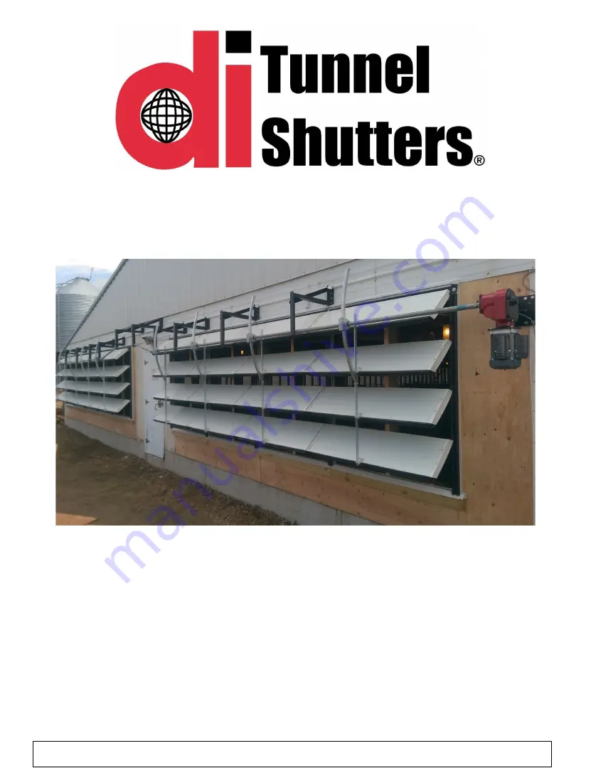 DIVERSIFIED Tunnel Shutters Owner'S Manual Download Page 1