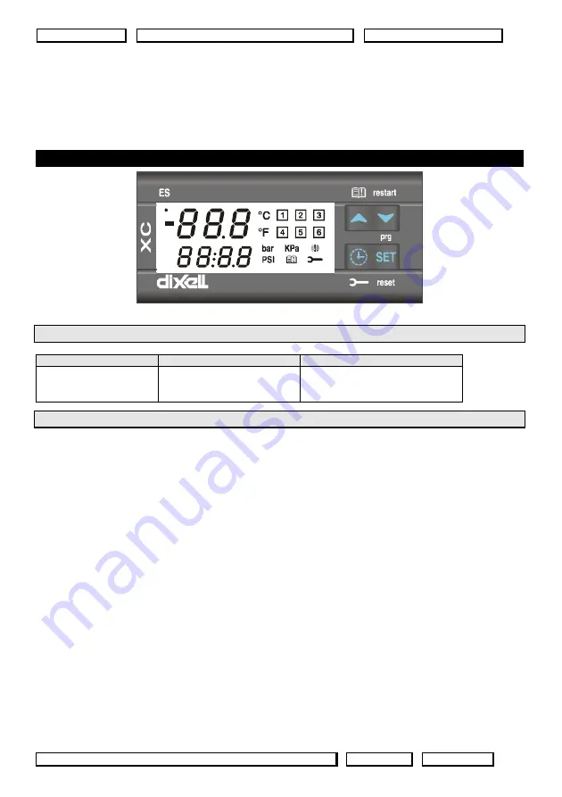 dixell XC642C Operating Manual Download Page 5